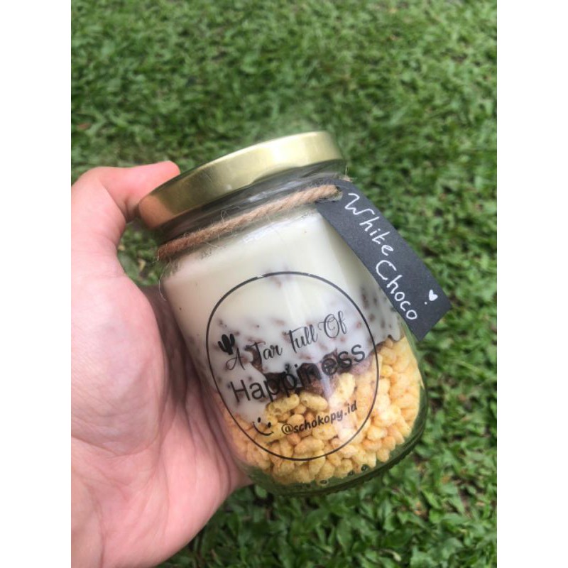

Chrunchy Choco Jar - @schokopy.id - A Jar Full Of Happiness - Coklat Krispi