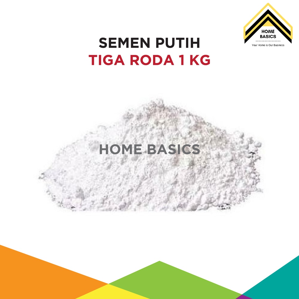 Semen Putih Tiga Roda 1 Kg / Kiloan / Eceran