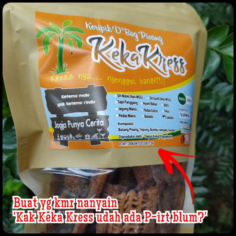 

Keripik Debog Pisang - Keripik Gedebog Pisang - Keripik Pelepah Pisang Keka Kress