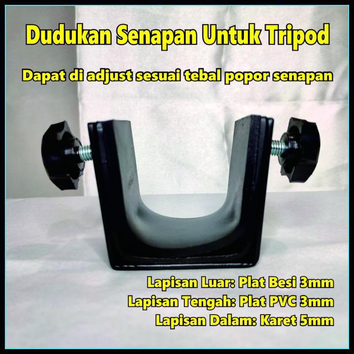 Dudukan Senapan Untuk Tripod (Hanya Dudukan, Tidak Termasuk Tripod)