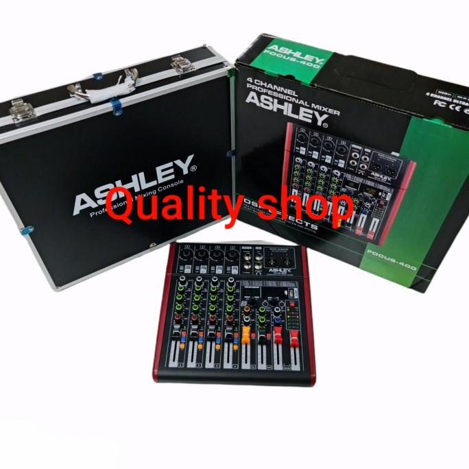 mixer Ashley 4 Channel Focus400/focus 400 plus box aluminum