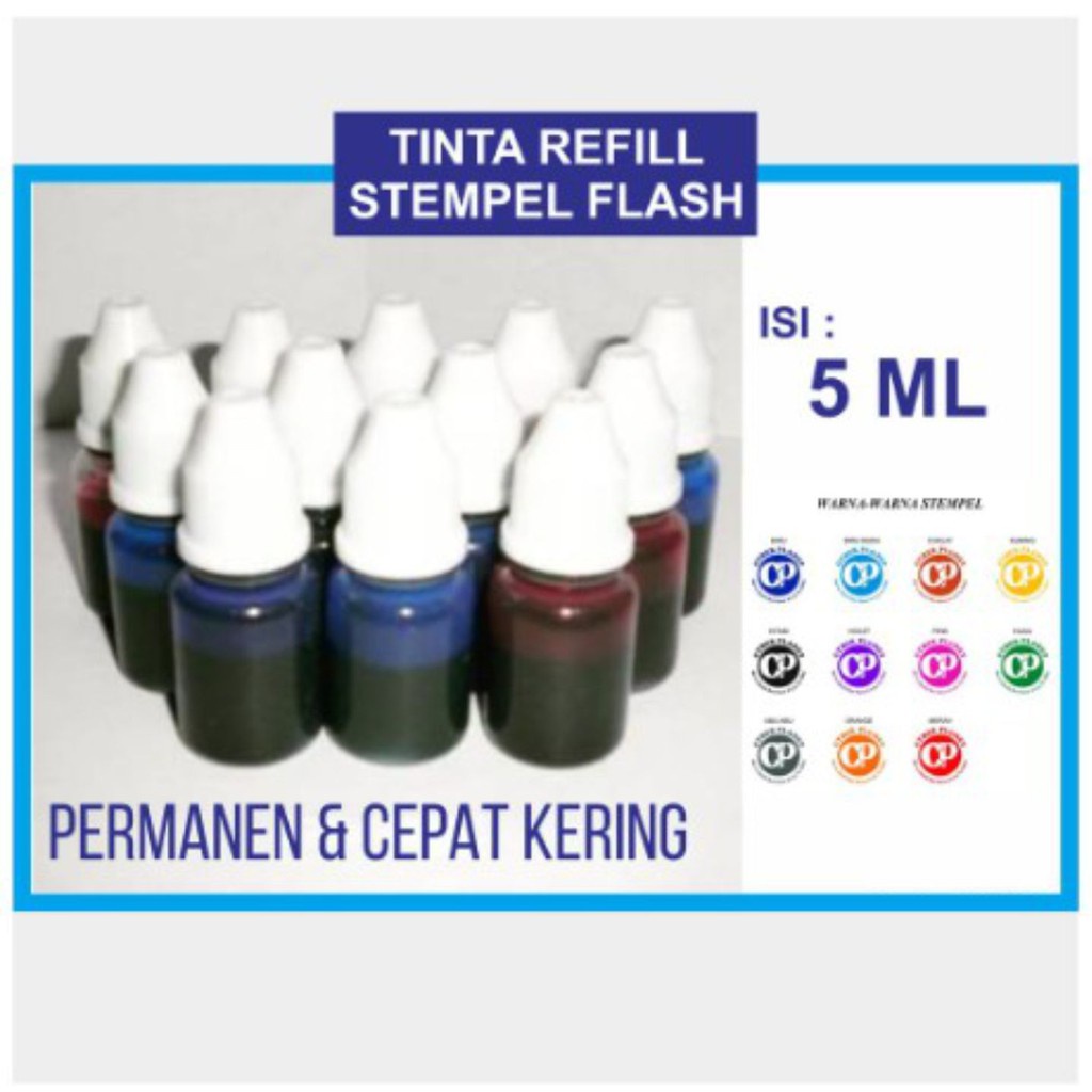 

Tinta Stempel Otomatis/ Tinta Isi Ulang Stempel 5ml