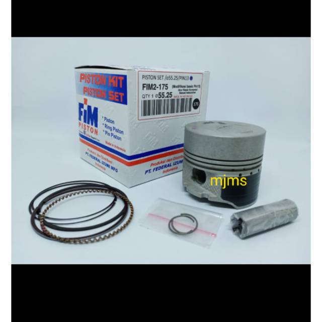 Seher FIM bahan ukuran 55,25 pin 13 dom tinggi . Piston FIM 55,25 pin 13 type modif