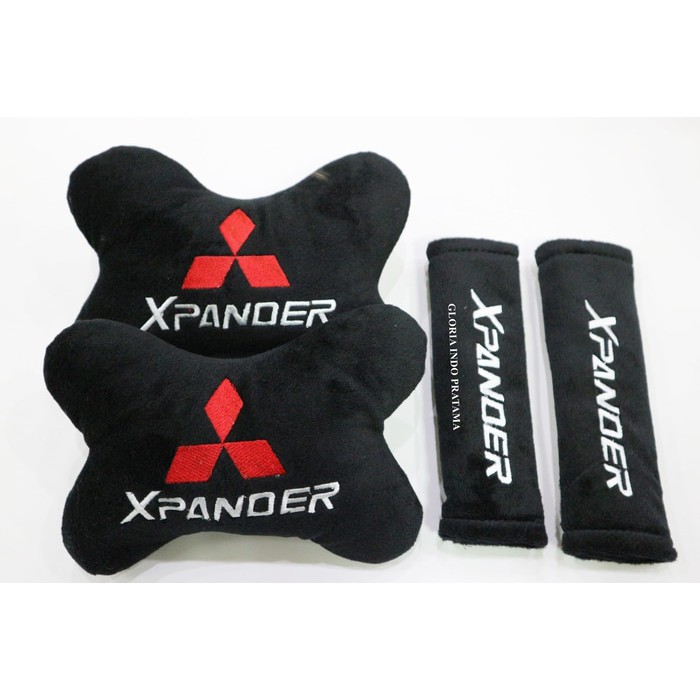 Bantal Set For Mitsubishi Xpander / Bantal Leher Mobil Xpander / Bantal Mobil Xpander