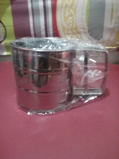 (2fire) Cangkir Ayakan Tepung/icing/gula Bahan Stainless Steel