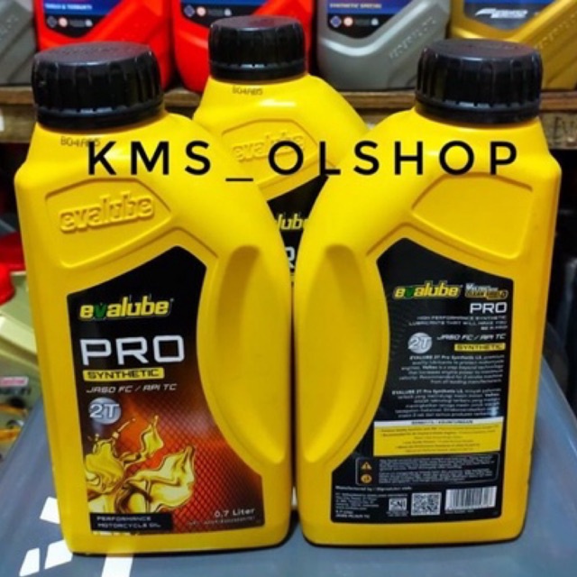 Oli Evalube PRO 2T 700ml Synthetic Oli Samping Motor 2 Tak