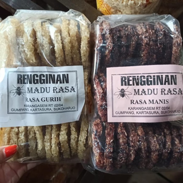 

kerupuk rengginan rengginang ketan mentah asin manis