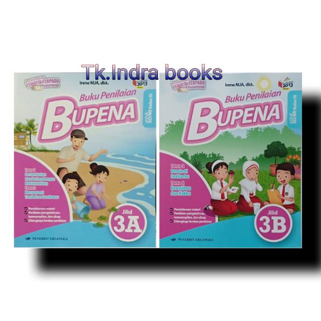 Paket Bupena 3A dan 3B kls 3 SD/Mi Erlangga