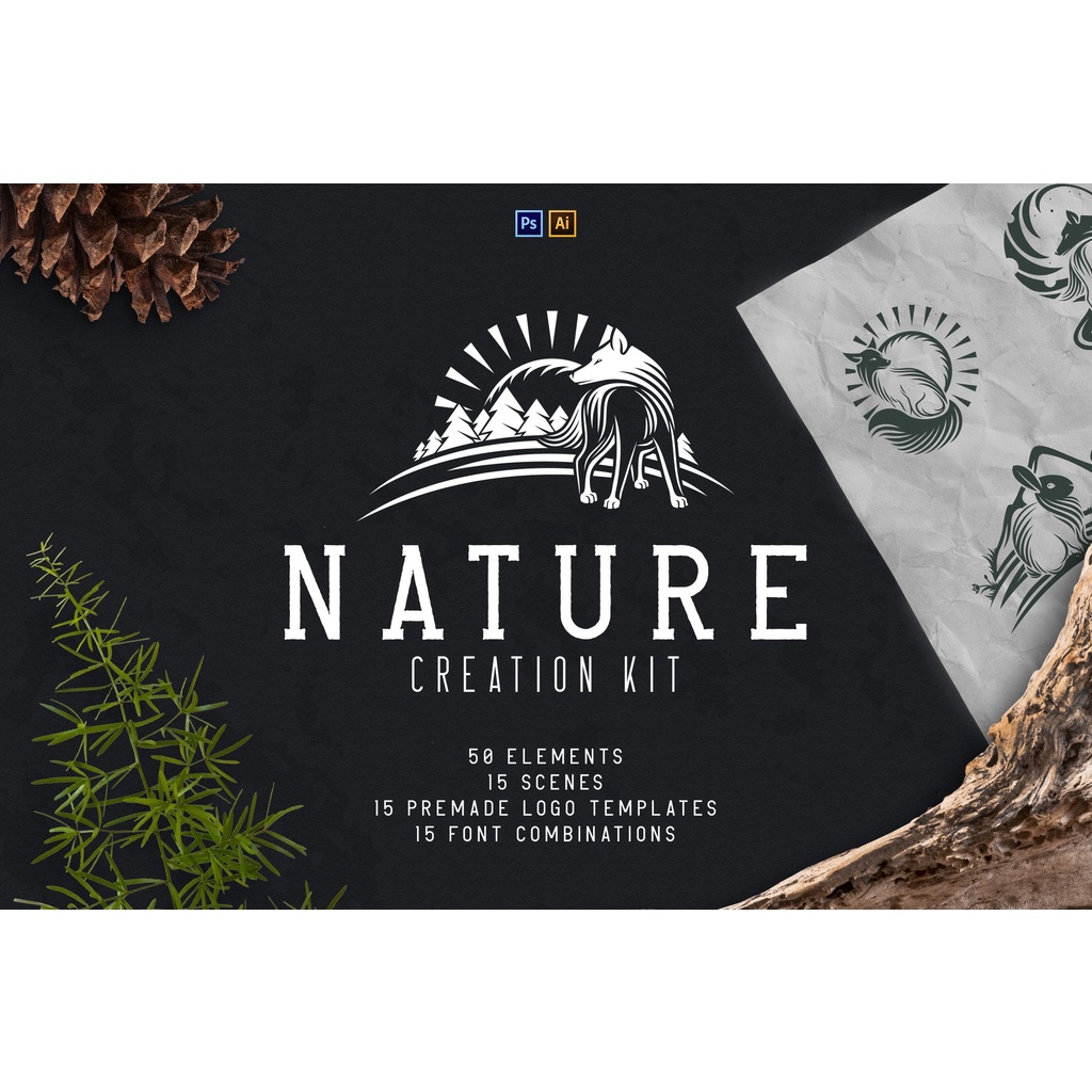 Nature Creation Kit - Vector Designs