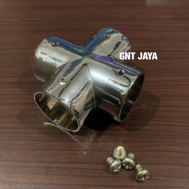 Sambungan Pipa + Stainles stainless t pipe connector penyambung