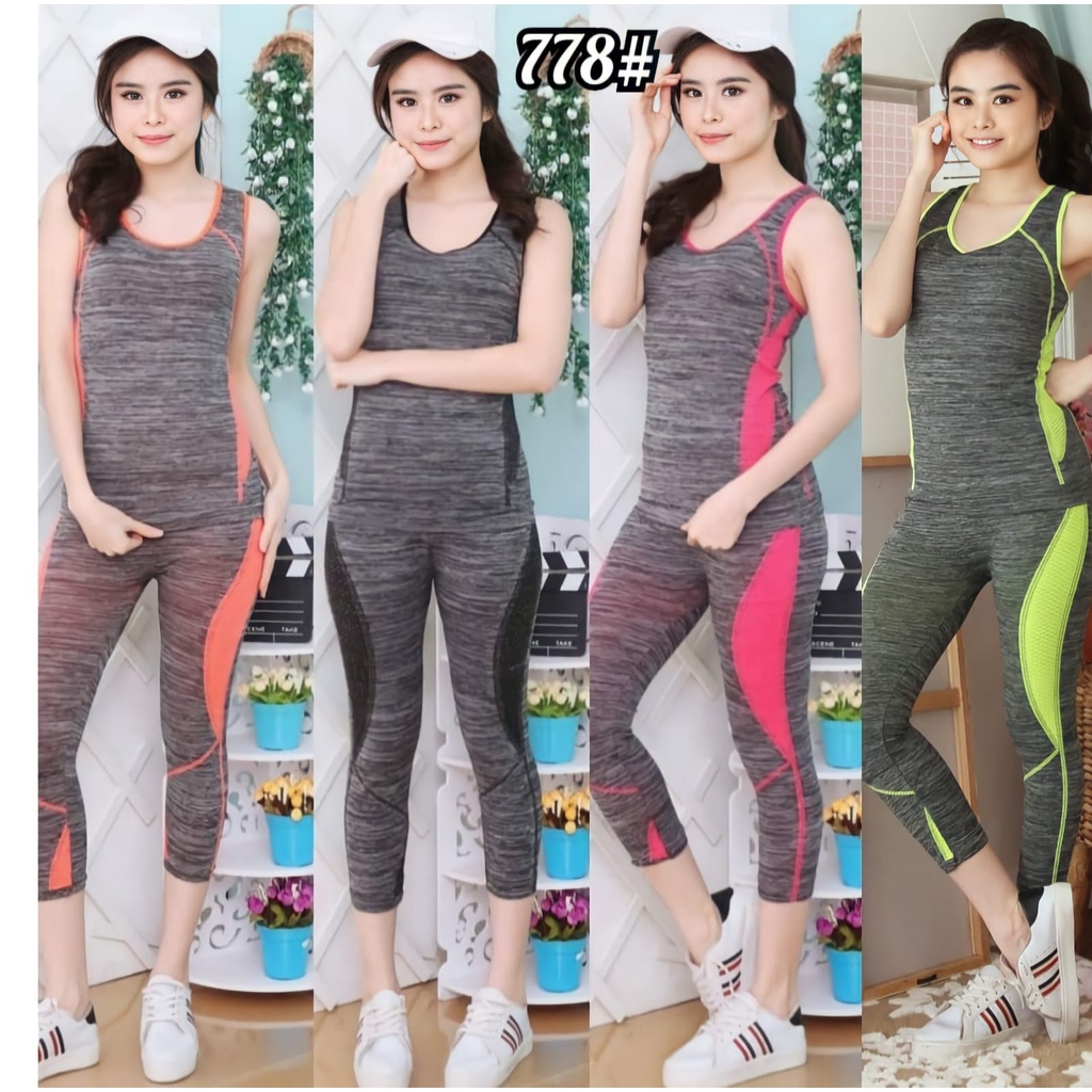 Alycia Ols - Setelan Olahraga / Baju Senam / Set Aerobic / Set Gym / Set Jogging / Olahraga Wanita I
