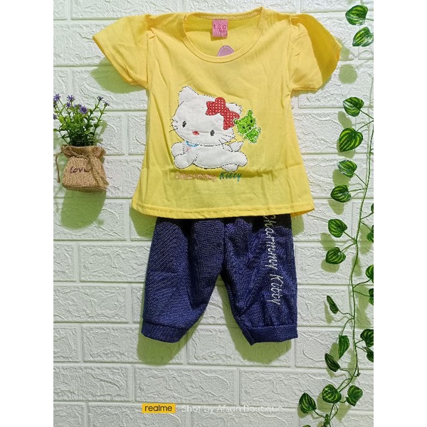 Baju Setelan anak Charmmy Kitty