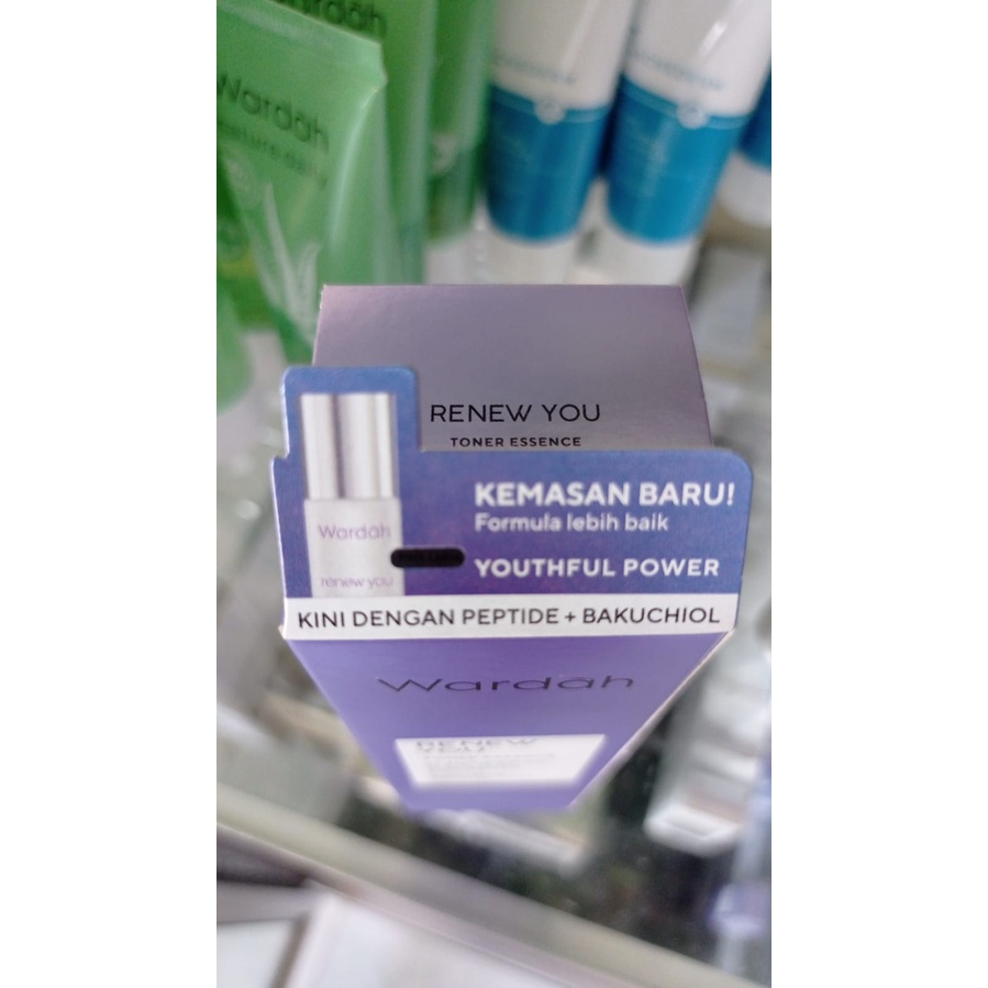 ESSENCE Wardah RENEW YOU Anti Aging Treatment Skincare - 100 ml &amp; 50 ml - Ungu Toner Serum Hydrating