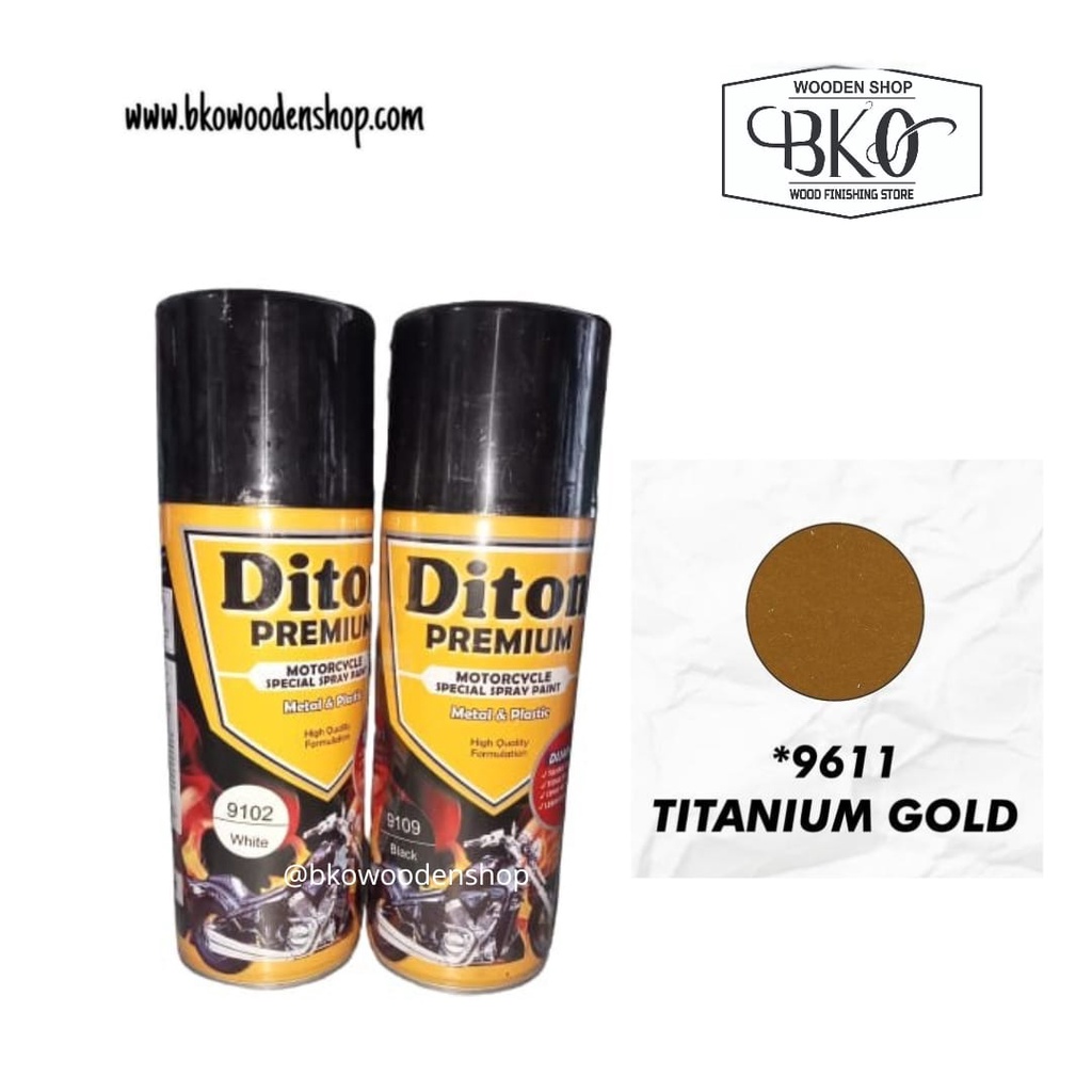 Diton PREMIUM 9611* Titanium Gold Cat Semprot