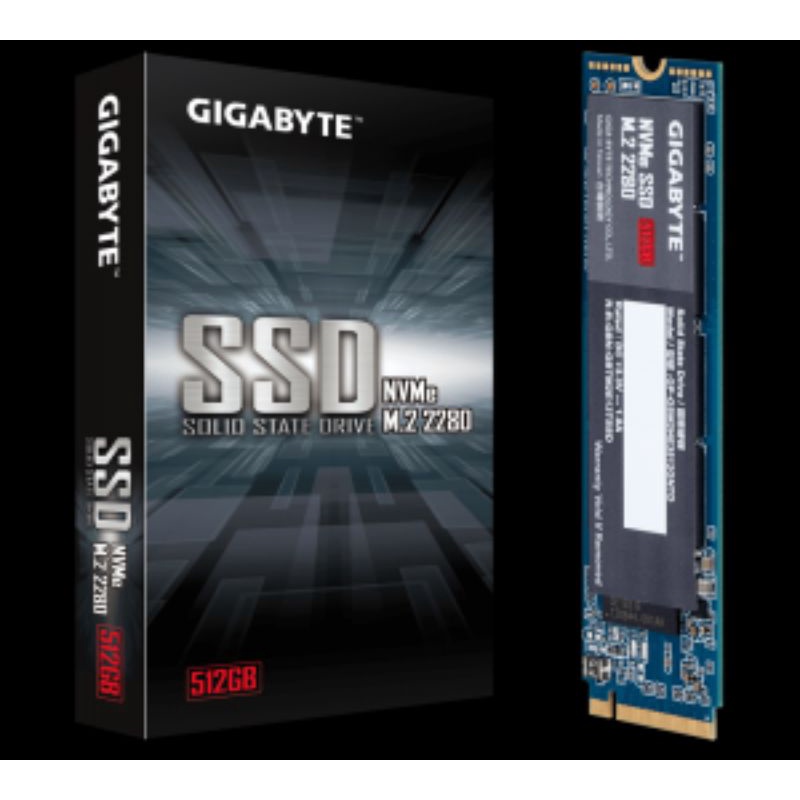 Gigabyte SSD PCIe M.2 2280 NVME Gen 3 x 4 512GB