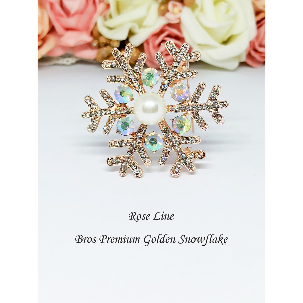 Bros Premium Golden Snowflake