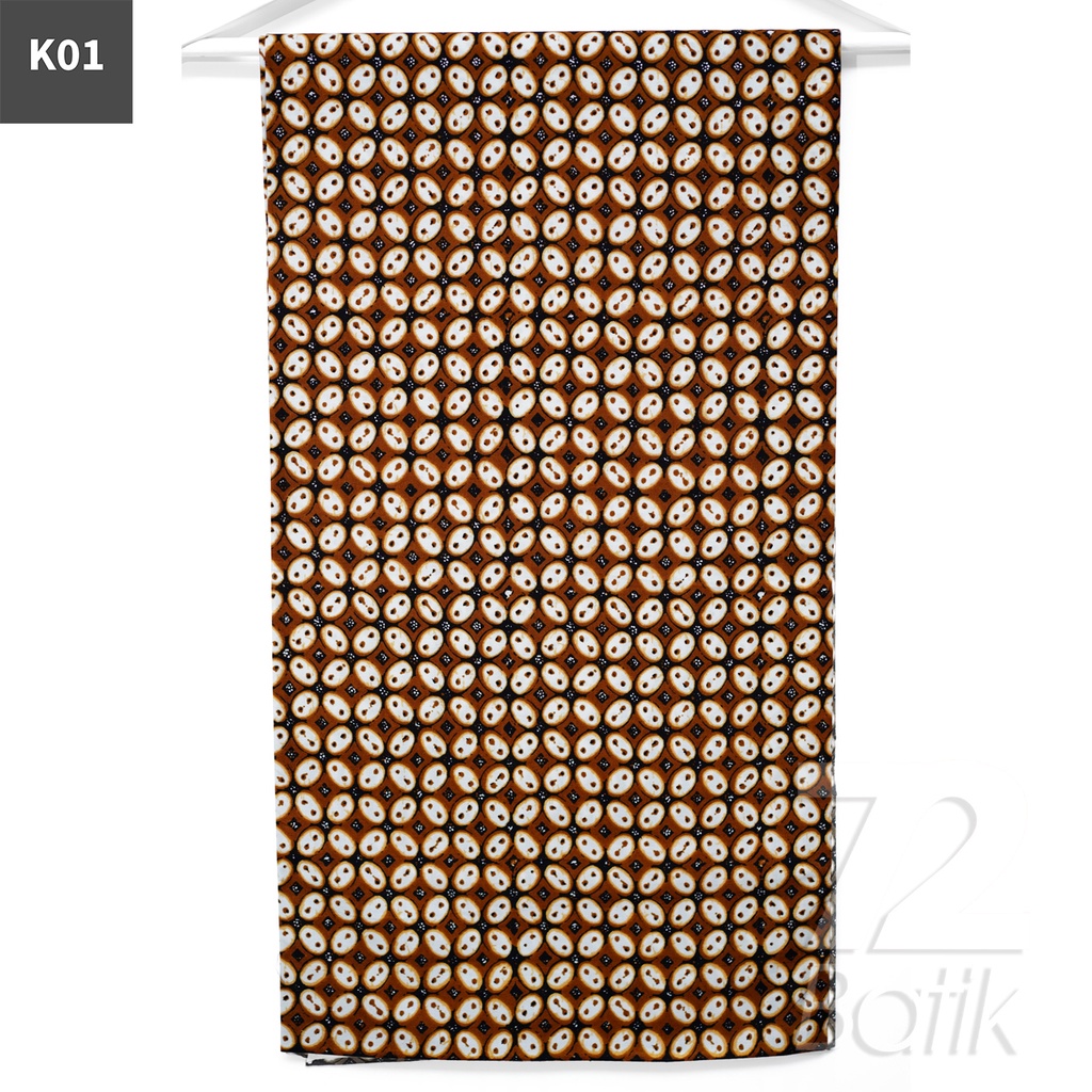 KAIN BATIK PREMIUM Bahan Katun Motif Wayang Catur Warna Coklat Hitam 721534 Cap 72 Jarik Jarit Samping Kebat Panjang Batik Katun Modern Premium Bahan Seragam Batik Pernikahan Kantor Keluarga Murah Kamen Jadi Batik Bali Lembaran