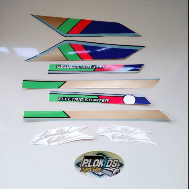 Sticker Honda Astrea prima striping Honda Astrea prima 1990 _ 1991