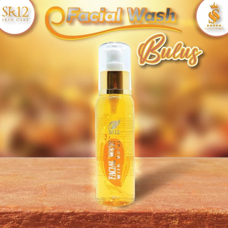 FACIAL WASH BULUS SR12 BPOM / MEMUDARKAN FLEK HITAM / MENGURANGI JERAWAT &amp; KOMEDO BPOM ORIGINAL / saudagarsr12