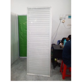 PINTU KAMAR MANDI ALUMINIUM SISIR STD 70X200 SILVER- NON KUSEN