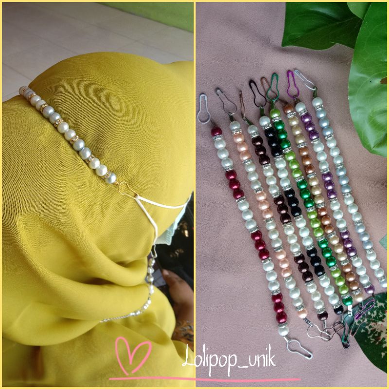 konektor masker / pengait masker / cantolan masker / masker hijab