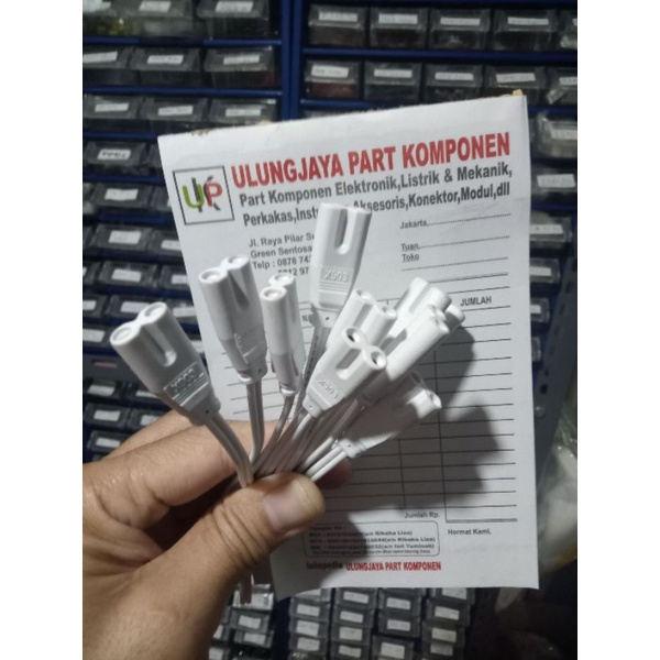 kabel power lampu T5 socket lampu t5