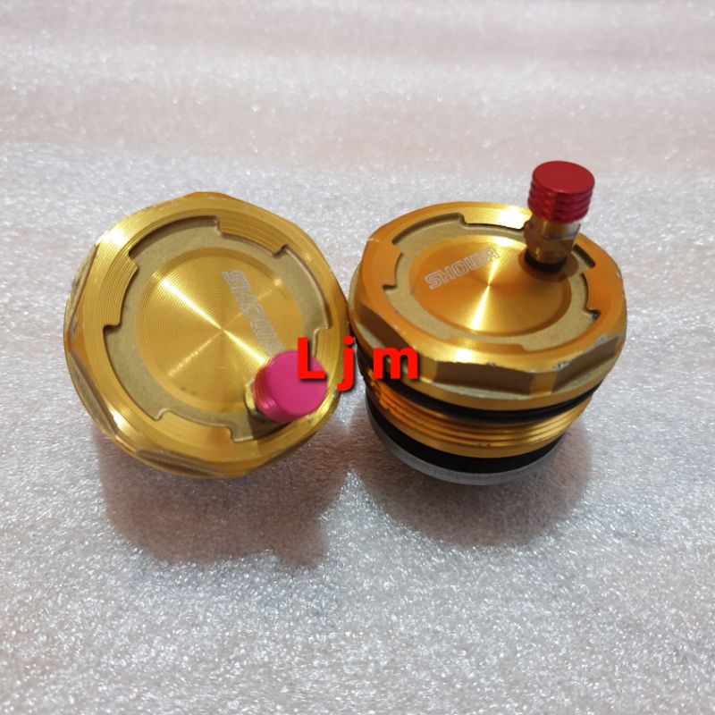 Baut Tutup Tabung Shock USD Upside Down + Air Fork Bleeder / Pentil Pembuang Angin Honda CRF 150
