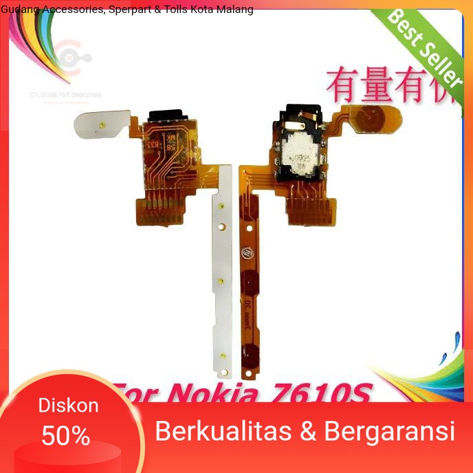SPAREPART HP FLEXIBLE NOKIA 7610S HF FLEX NOK TERLENGKAP
