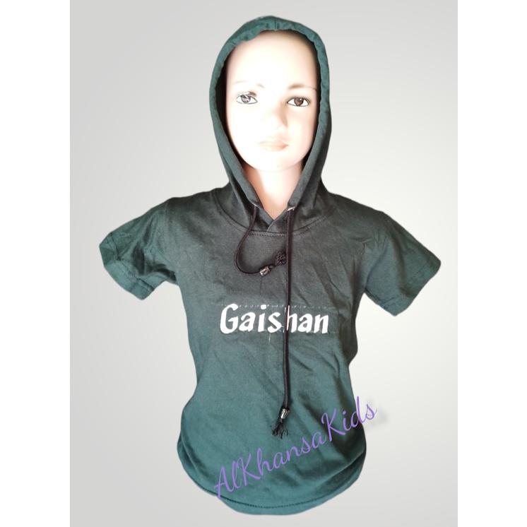 Kaos Kupluk Hoodie Anak Cowo/ Cewe Gratis Bordir Nama Suka Suka