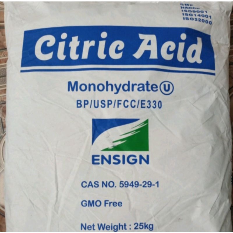 Jual Citric Acid Monohydrate Asam Sitrat Sitrun Food Grade Kg Shopee Indonesia