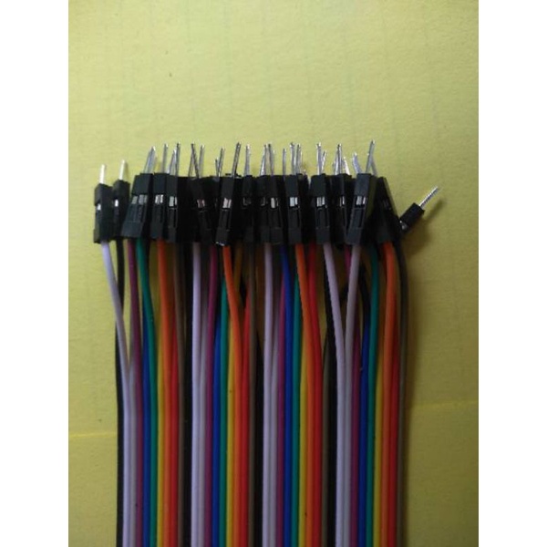 kabel jamper pelangi 20 cm harga ecer  atau satuan