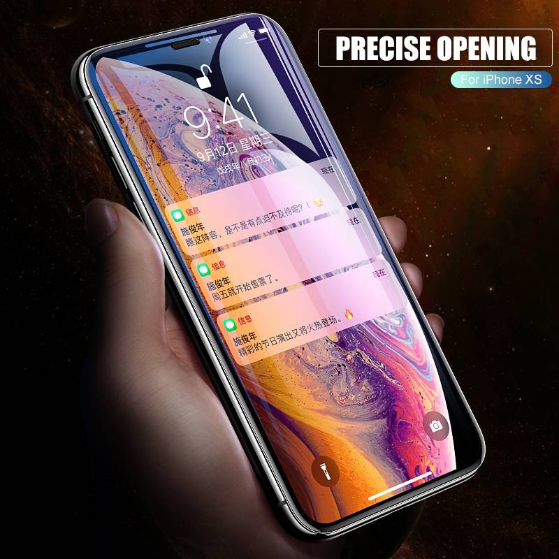 Pelindung Layar Tempered Glass 9d Sudut Lengkung Untuk Iphone 11 12 Pro Max Mini X Xr Xs Max