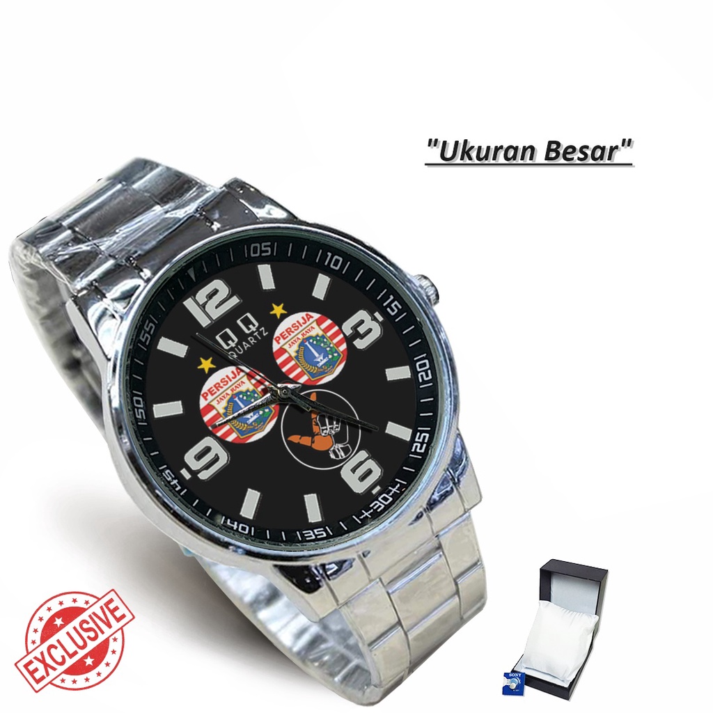 Jam Tangan Rantai Couple PERSIJA - 1 (Keren)