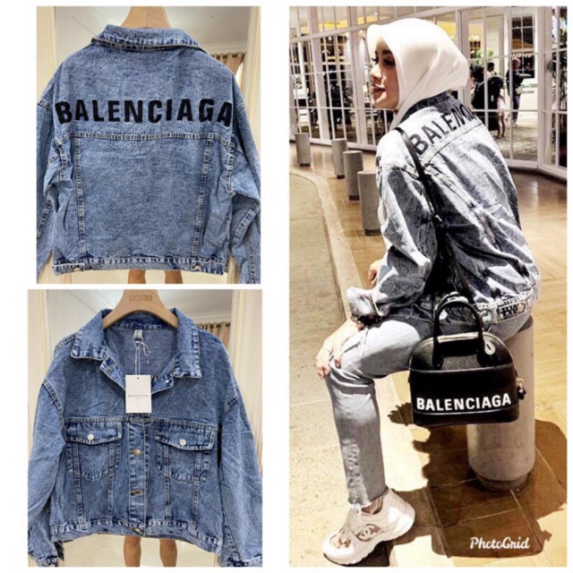 jaket jeans balenciaga