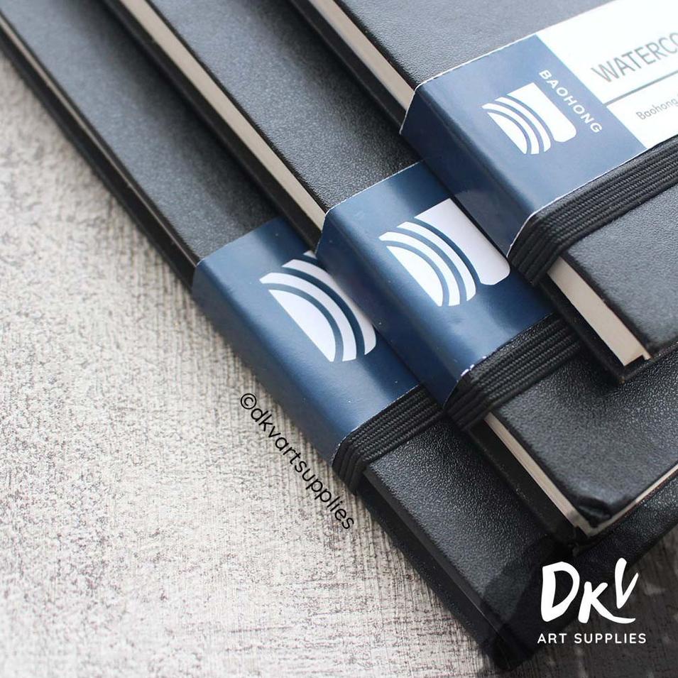 

(PROMO DI888) Watercolor Sketchbook Baohong Cellulose 300gsm A6 / A5 / A4 ✡