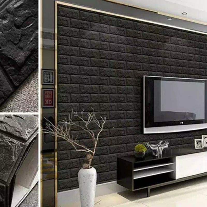 WALPAPER 3D FOAM  MOTIF BATU BATA  UK 70x77-1