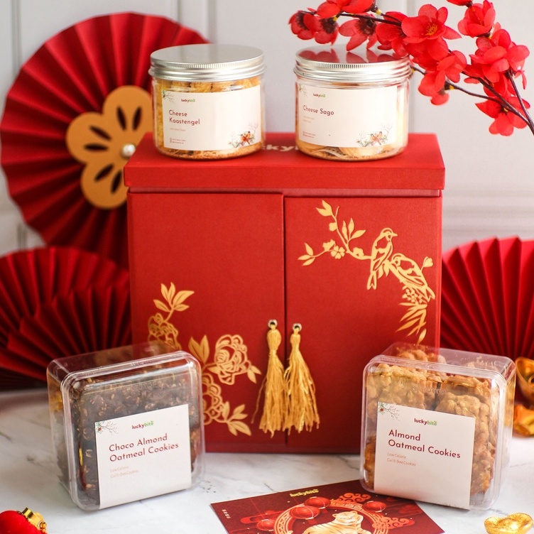 Hampers Imlek FORTUNE (福) SET - PREMIUM HARD BOX