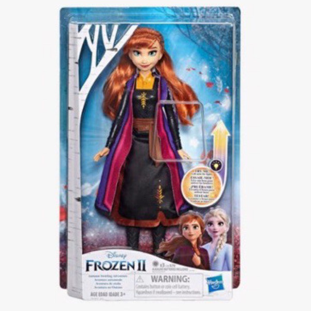 Disney Frozen anna autumn swirling Adventure fashion Doll / princess anna lampu / barbie frozen ana