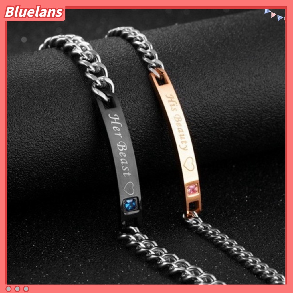 2pcs / Set Gelang Rantai Tangan Portabel Bahan Alloy Untuk Dekorasi Rumah