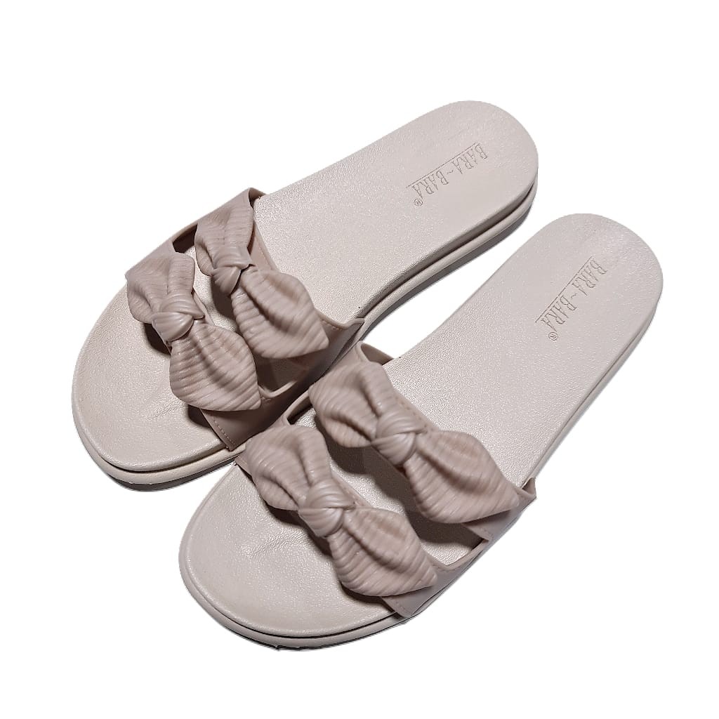 sandal jelly bara bara import sendal wanita karet pita barabara cewek JSL909V-3BW