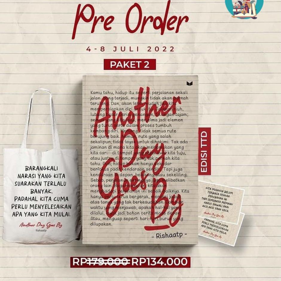 Sangat Nyaman.. Ready Novel Another Day Goes By karya Rishaatp