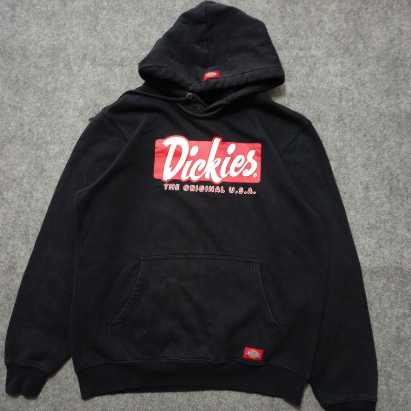 Hoodie Dickies Black Second Preloved Original