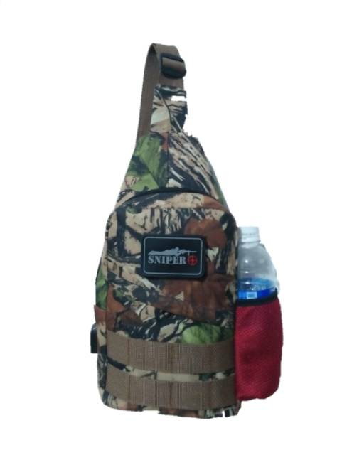 TAS SELEMPANG USB ARMY TACTICAL BOTOL