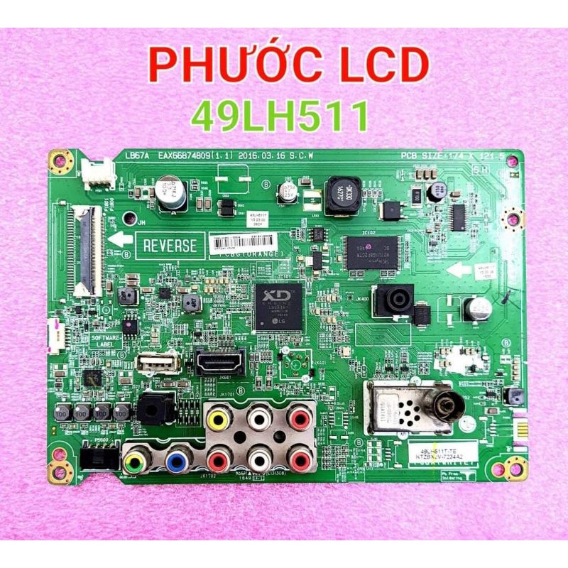 MB - MAINBOARD TV LED LG 49LH511 - 49LH511T