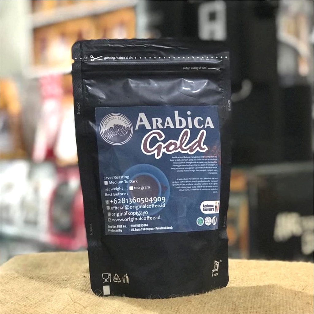 

Original Coffee Bubuk Kopi Arabica Gold 500 gram