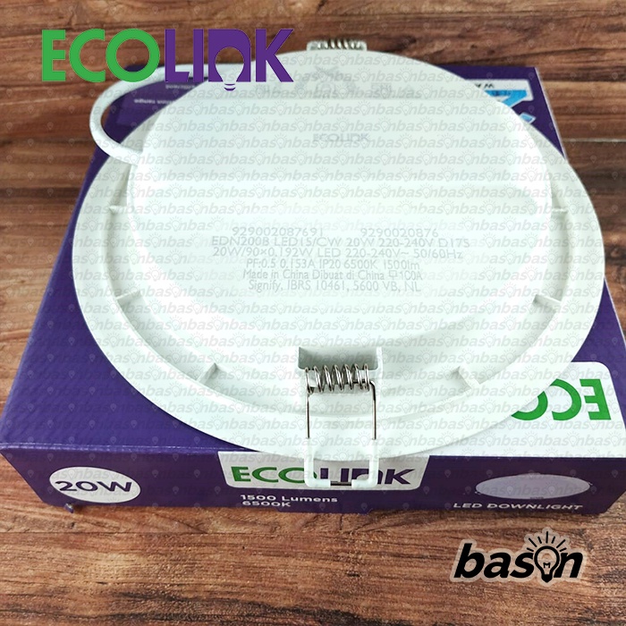 ECOLINK EDN200B 20W LED15 D175 7 inch - Lampu Downlight LED