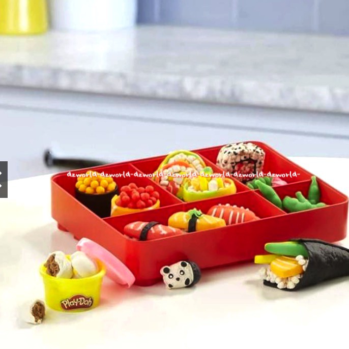 Play-Doh Kitchen Creation Sushi Mainan Lilin Membuat Makanan Sushi