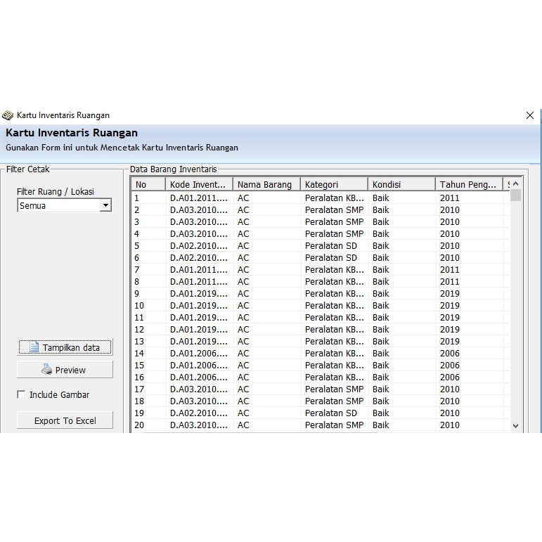 Aplikasi Inventaris Barang Dan Aset Shopee Indonesia