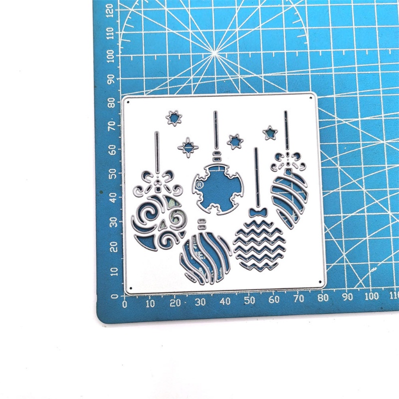 Cetakan Stensil Cutting Dies Motif Natal Bahan Metal Untuk Scrapbook / Craft DIY