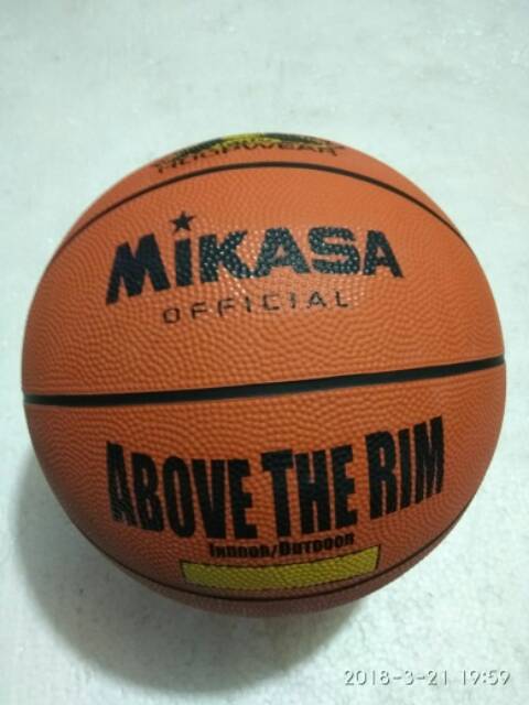 BOLA BASKET MIKASA 7&quot; ACE - FREE PENTIL &amp; BUNGKUS BUBLE